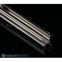 Electrophoresis Rose Gold Color Aluminum Curtain Track Profiles